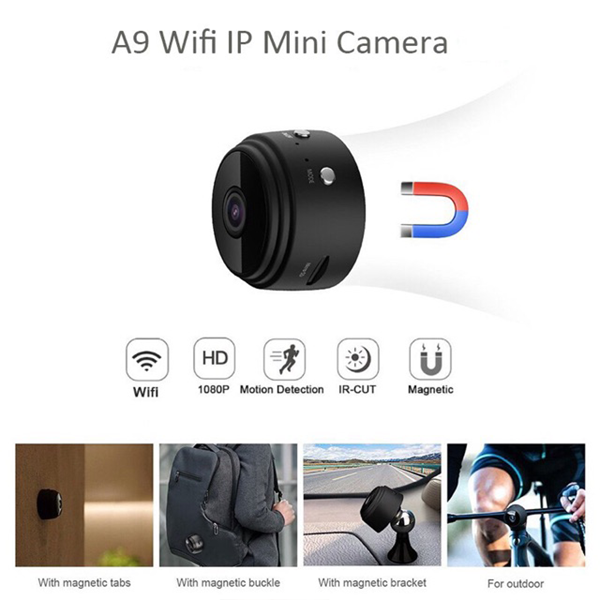Camera A9 có thể sử dụng gắn tại nhà hay làm camera hành trình