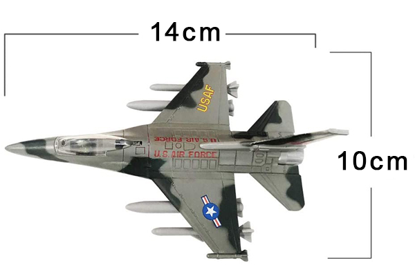 Máy bay chiến đấu F-16 với kích cỡ nhỏ gọn dễ cho bé cầm nắm