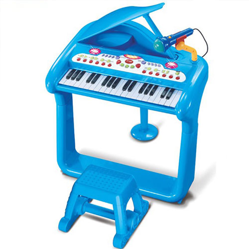 Đồ chơi âm nhạc đàn piano 375 - màu xanh dương