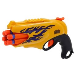 Ổ quay đạn đọc đáo chứa tối đa được 6 viên đạn xốp cùng lúc