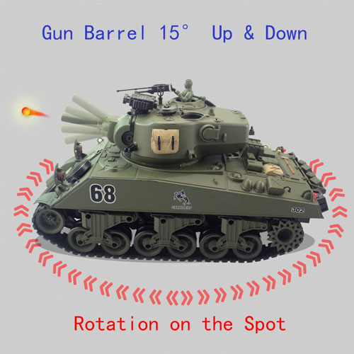 Đồ chơi xe tăng quân sự Sherman M4A3