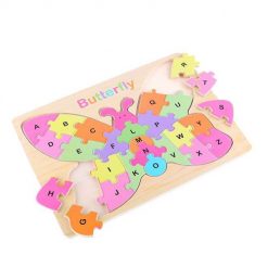 Đồ chơi xếp hình con vật Puzzle bằng gỗ - con bướm