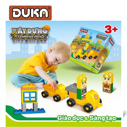 Đồ chơi xếp hình thành phố Duka