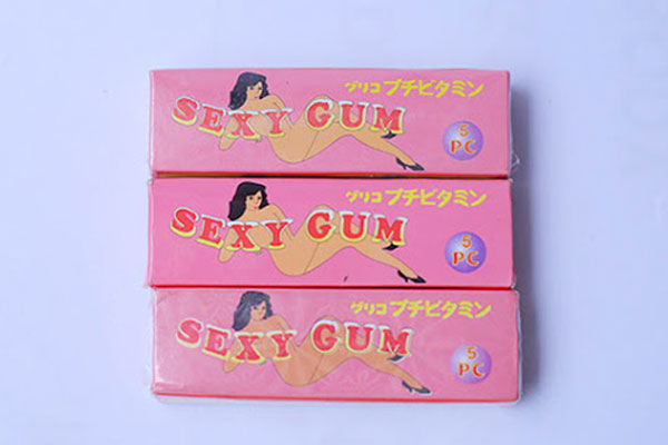 Kẹo cao su kích dục Sexy Gum được bán chạy nhất tại Nhật Bản