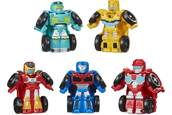Robot biến hình Playskool Heroes với bộ 5 màu sắc nổi bật