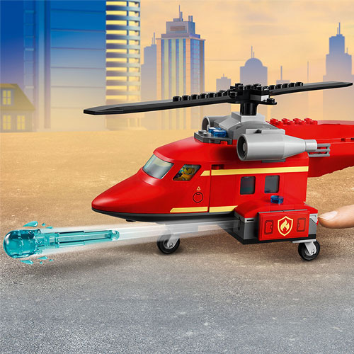 Đồ chơi trực thăng cứu hỏa LEGO City