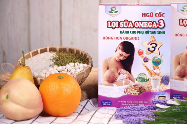 Ngũ cốc lợi sữa Omega 3 được nhiều bà mẹ tin dùng hiện nay
