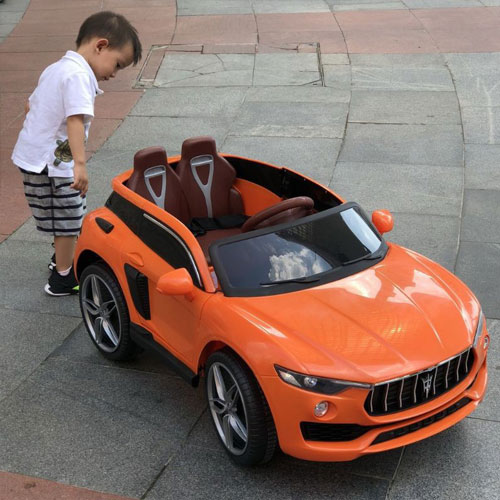 Đồ chơi xe ô tô điện 520M3 - màu cam