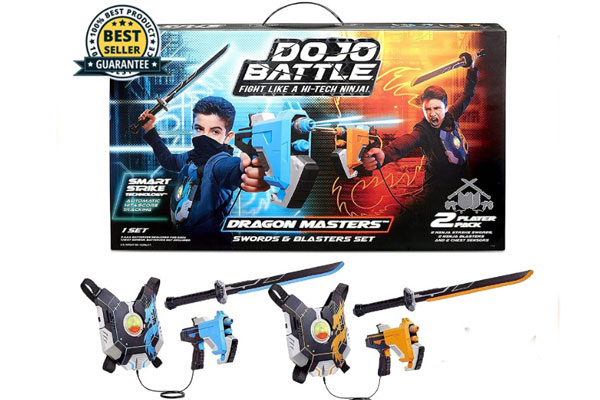 Đồ chơi đấu kiếm điện tử là sản phẩm được thiết kế bởi thương hiệu Dojo Battle.