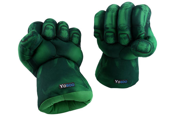 Găng tay đấm bốc Hulk bằng bông mang đến sự êm ái, mềm mại