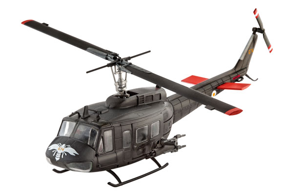 Mô hình lắp ráp máy bay trực thăng với thiết kế chi tiết, đẹp mắt