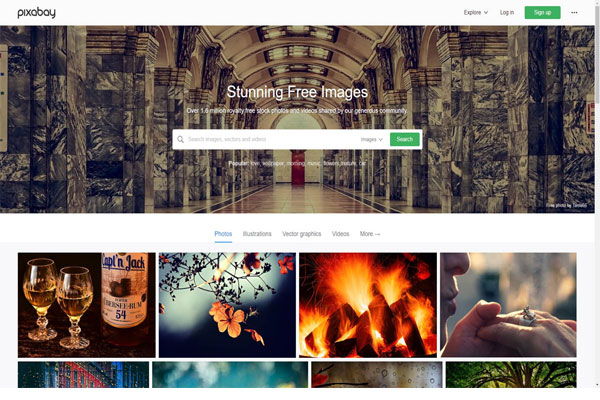Pixabay cho phép người sử dụng thoải mái đăng tải hoặc download hình ảnh miễn phí
