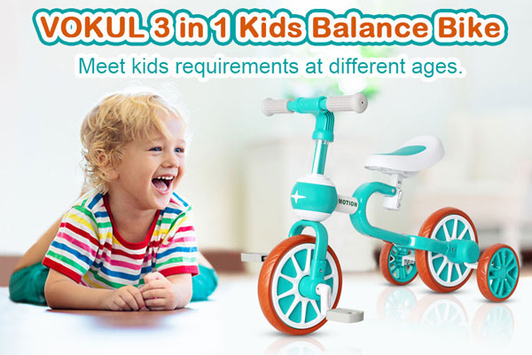 Xe đạp thăng bằng VOKUL mang đến những trải nghiệm tuyệt vời cho bé.