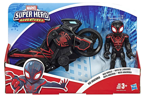 Đồ chơi mô hình moto người nhện với thiết kế siêu ngầu