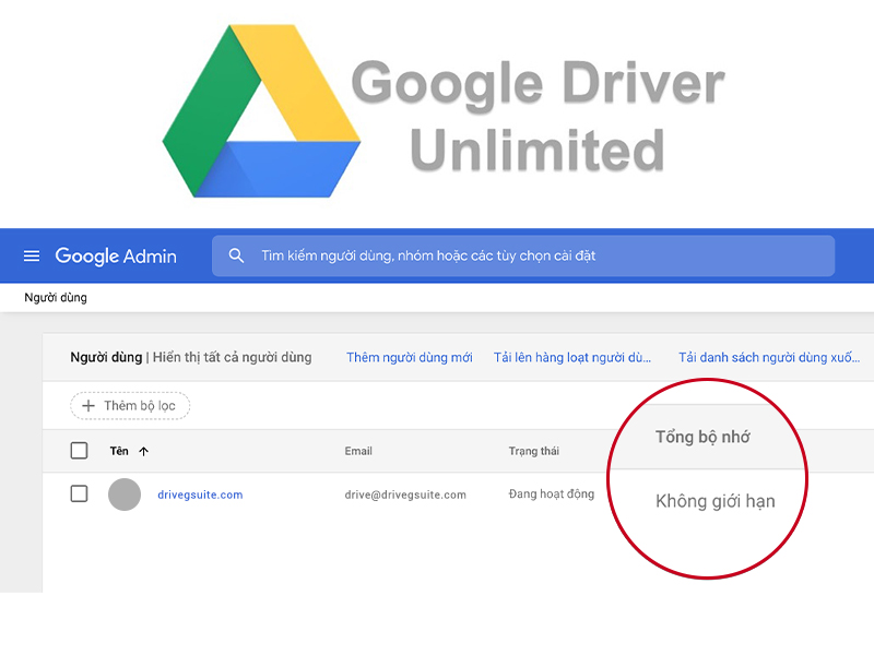 Cách nâng cấp Google Drive Unlimited như thế nào?