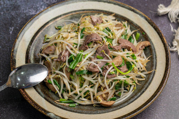 Món ăn ngon cật heo xào giá đỗ Món ăn ngon cật heo xào giá đỗ