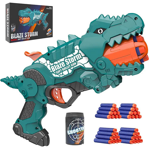 Bộ súng bao gồm: 1 súng Blaze Storm bdx-017, 40 viên đạn xốp và 1 lon bia mục tiêu Bộ súng bao gồm: 1 súng Blaze Storm bdx-017, 40 viên đạn xốp và 1 lon bia mục tiêu
