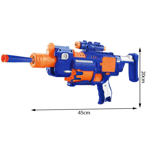 Súng bắn đạn xốp Super Gun bdx-006 thiết kế với kích thước nhỏ gọn Súng bắn đạn xốp Super Gun bdx-006 thiết kế với kích thước nhỏ gọn