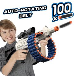 Hệ thống băng đạn xoay tự động cùng 100 viên đạn xốp
