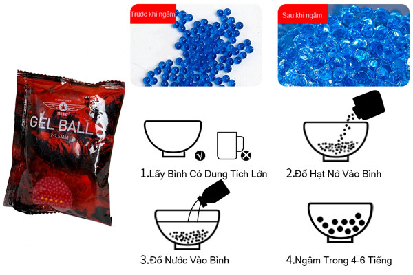 Hướng dẫn các bước ngâm đạn thạch chuẩn Hướng dẫn các bước ngâm đạn thạch chuẩn