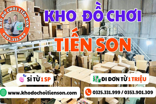 Tổng kho đồ chơi Tiến Sơn là đơn vị phân phối sỉ và lẻ súng đồ chơi lớn nhất tại Hà Nội