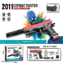 Súng bắn đạn thạch 2011 Combat Master dt-002 phiên bản màu đỏ
