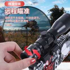 Ống ngắm có thể zoom lên 40x giúp quan sát mục tiêu rõ ràng ở khoảng cách xa