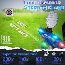 Tầm bắn xa vượt trội lên đến 20m cùng tốc độ bắn đạt ~50 m/s