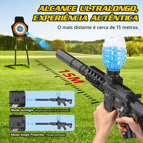 Tầm bắn xa tới 15 mét cùng hai chế độ tiện lợi Tầm bắn xa tới 15 mét cùng hai chế độ tiện lợi