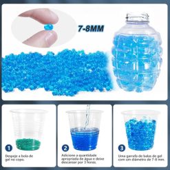 Ngâm đạn thạch vào nước 3–4 giờ là có thể mang ra sử dụng