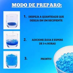 Ngâm trong nước 3–4 giờ để đạn nở mềm, sẵn sàng cho mọi trận “thủy chiến”