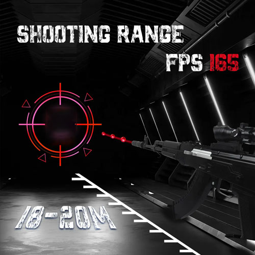 Súng đạt vận tốc khoảng 165 FPS với tầm bắn hiệu quả từ 18–20m Súng đạt vận tốc khoảng 165 FPS với tầm bắn hiệu quả từ 18–20m