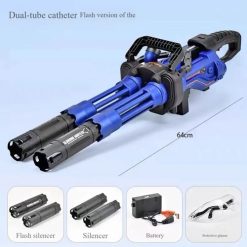 Sản phẩm gồm ống giảm thanh có đèn, không đèn, pin sạc và kính bảo hộ