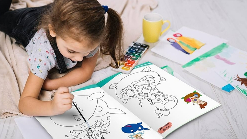 Tranh tô màu giúp phát triển toàn diện các kỹ năng của bé