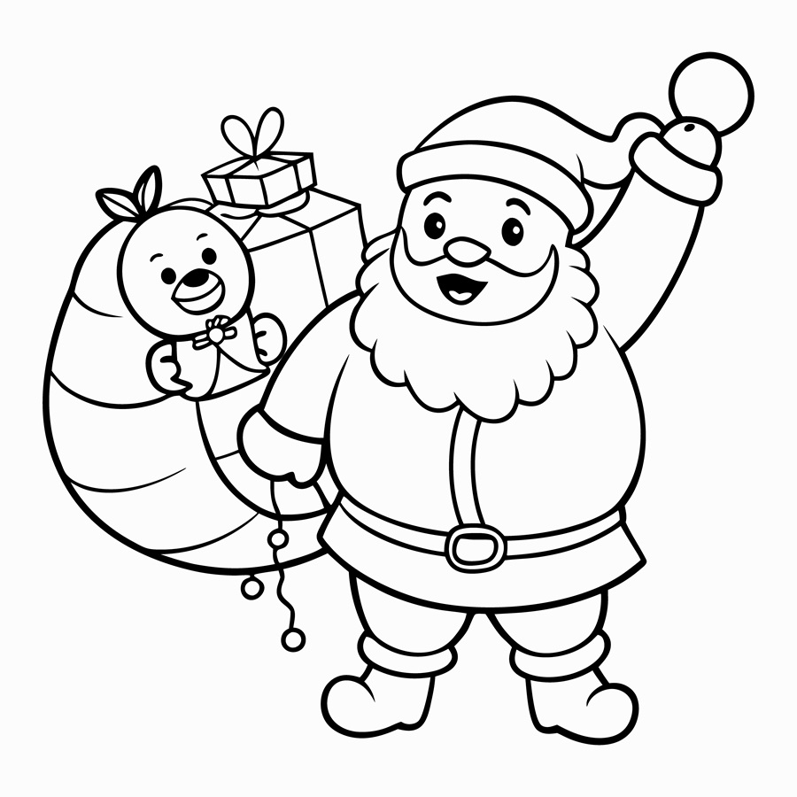 Tranh tô màu Noel Giáng Sinh tuyệt đẹp