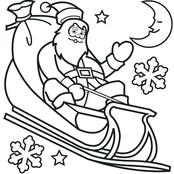 Tranh tô màu Noel Giáng Sinh tuyệt đẹp