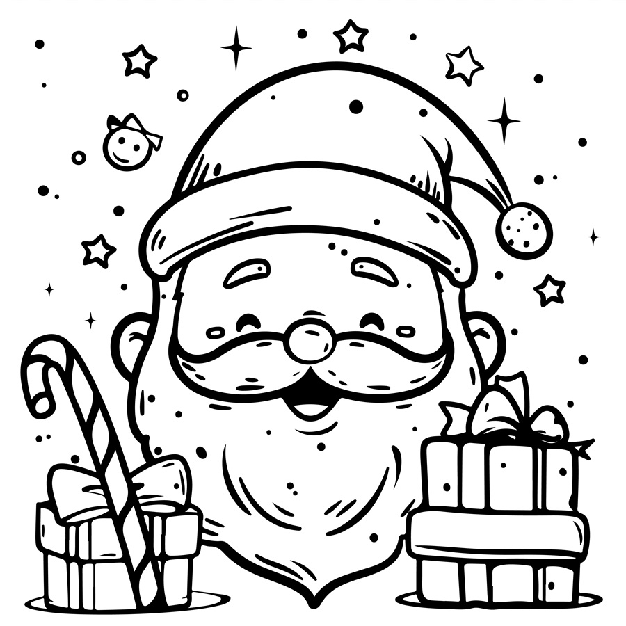 Tranh tô màu Noel Giáng Sinh tuyệt đẹp