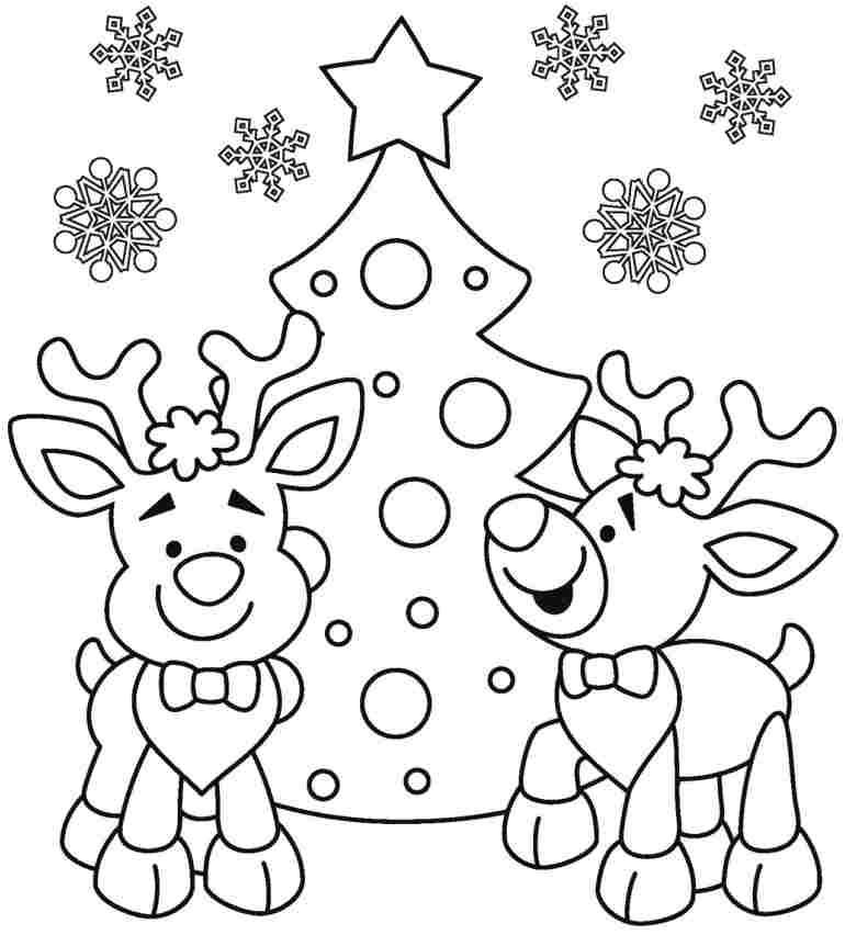 Tranh tô màu Noel Giáng Sinh tuyệt đẹp
