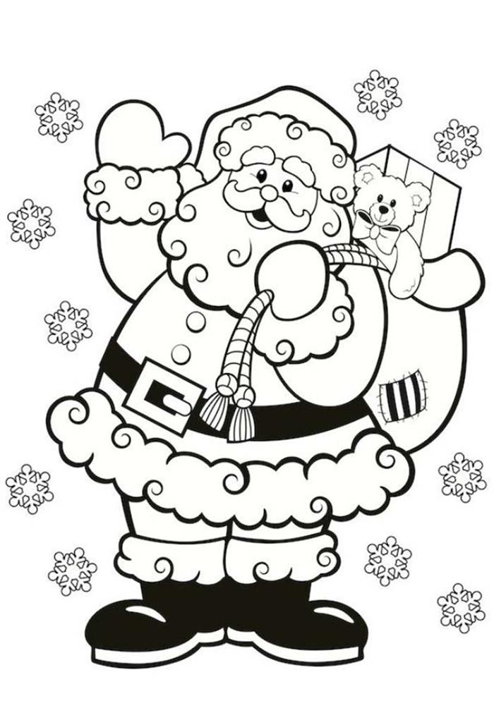 Tranh tô màu Noel Giáng Sinh tuyệt đẹp