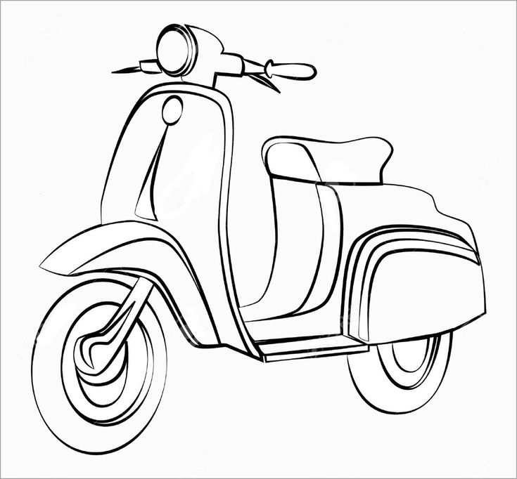 Tranh tô màu phương tiện giao thông cực đẹp, siêu nét