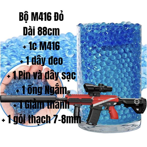 Súng đạn thạch M416 Red Black (ảnh tham khảo)